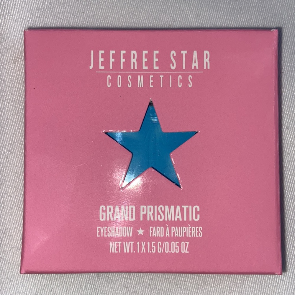 NEW! JEFFREE STAR Pressed Pigment Eye Shadow Single GRAND PRISMATIC Blue Matte - Picture 2 of 6